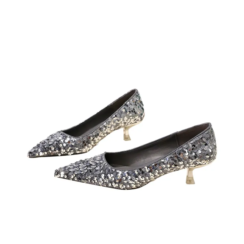 QITUMAUL Slim Heel High Heels 4.5cm Women's-8