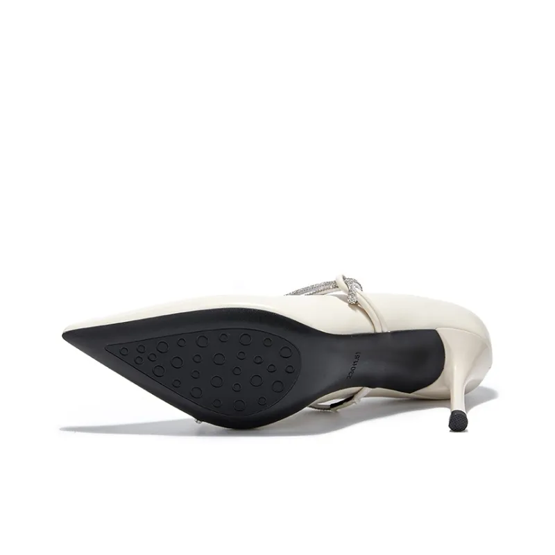 La Chapelle Slim Heel High Heels 8cm Women's-14