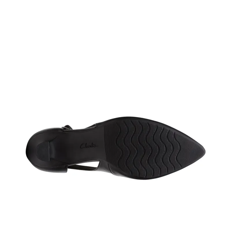 Clarks Cone Heel High Heels Women's Black-4
