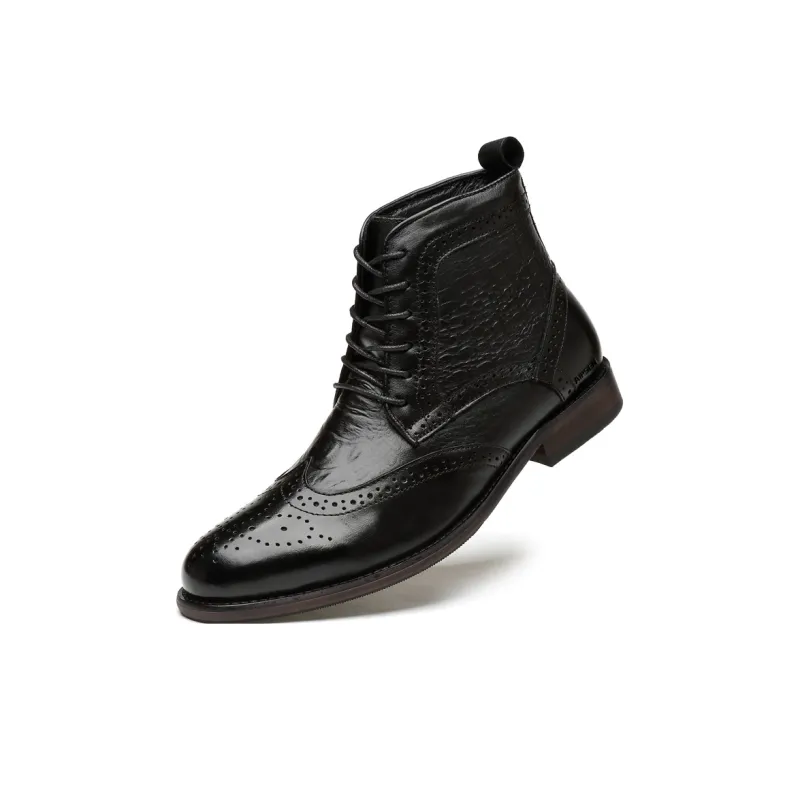 AIPSEN Short Martin Boot Men's Black-4