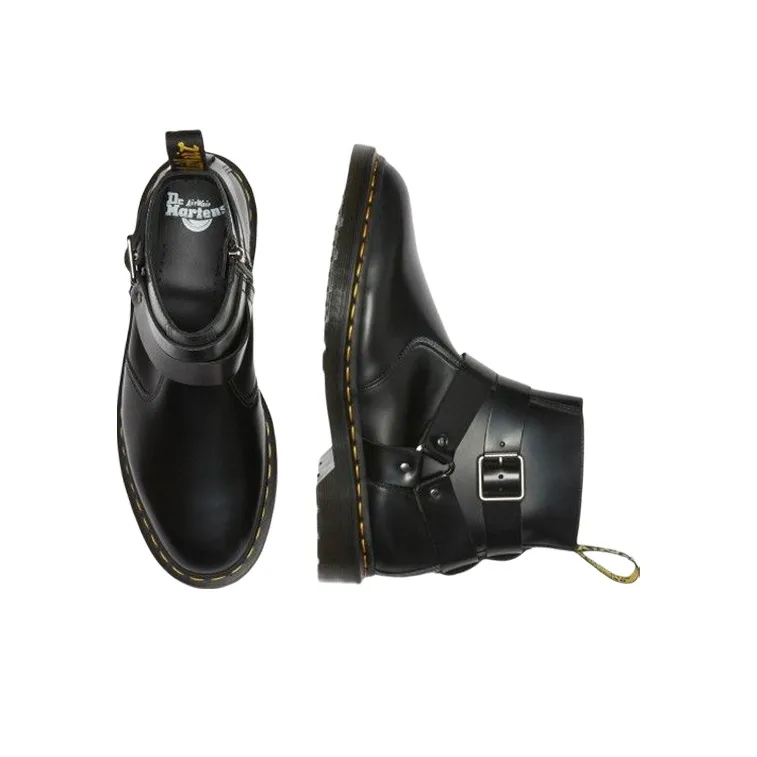 Dr.Martens Jaimes Leather Harness Chelsea Boots 'Black'-4