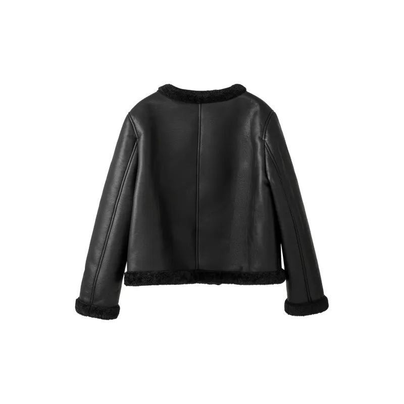 Fstudio Cropped Coats Unisex Black-1