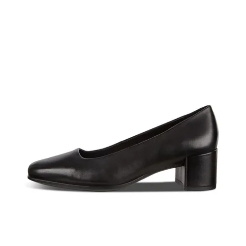 Ecco Body Shaping Collection Chunky Heel Stylish Sandal Women's Black