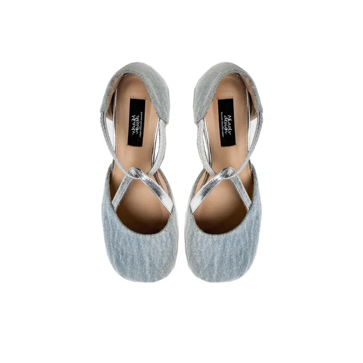 Wonderful Couple Chunky Heel High Heels 6cm Women's-17