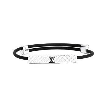 LOUIS VUITTON Metal Bangles Men's Black