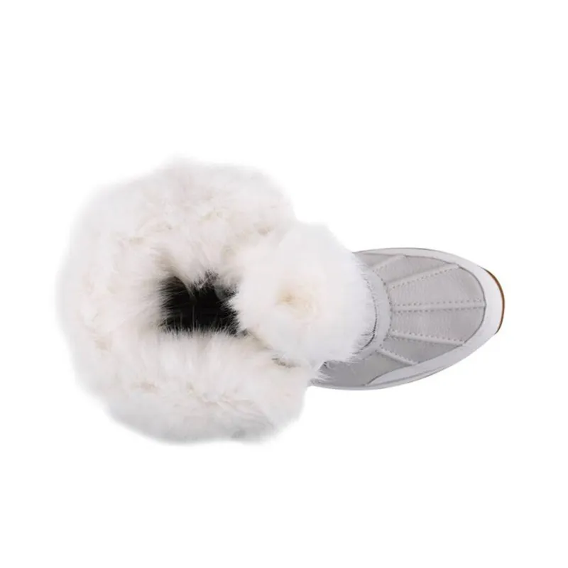 UGG Adirondack Boot Iii Fluff Fleece Lined White Women's-4