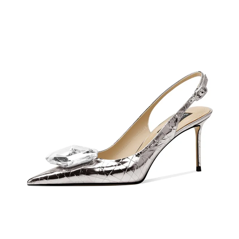 Shesrim Slim Heel High Heels 7.5cm Women's-5