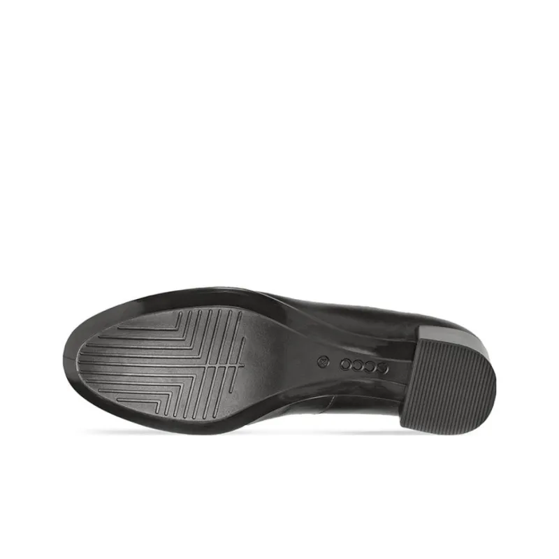 Ecco Chunky Heel High Heels Women's Black-4