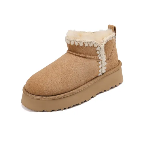 XIAOAJUE Thermal Abrasion Resistant Short Snow Boots Women's