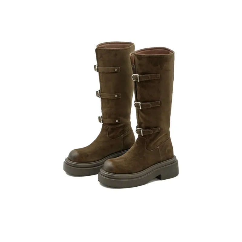 Little Sue Knee high Boots 6cm Women's-7