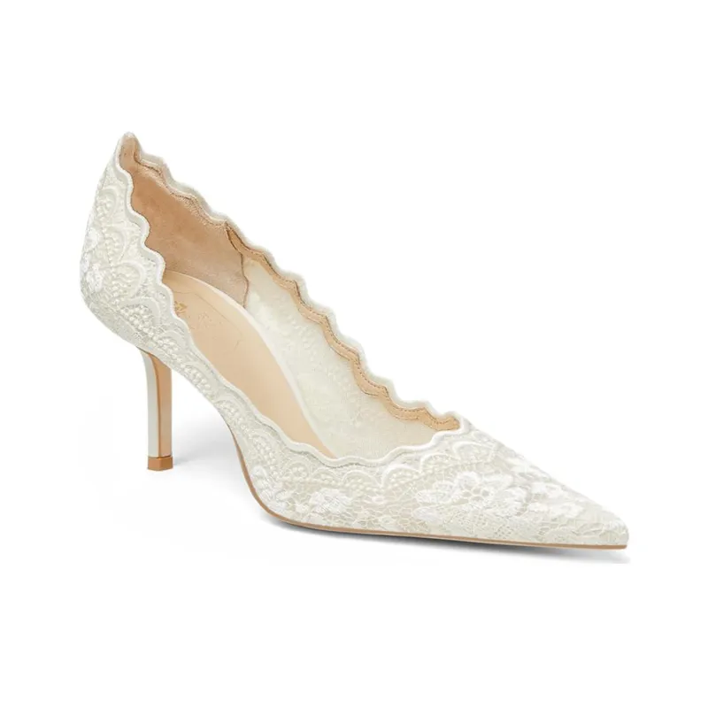 ROSE CASTLE High Heels Women's White-1