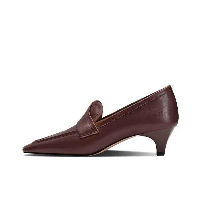 BOSSSUNWEN High Heels Women's Black, Dark Brown-0