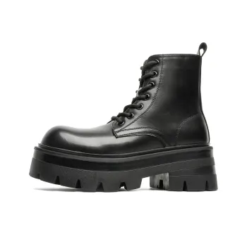 Dounkol Smart And Cool Ankle Length Martin Boot 6cm Unisex Black