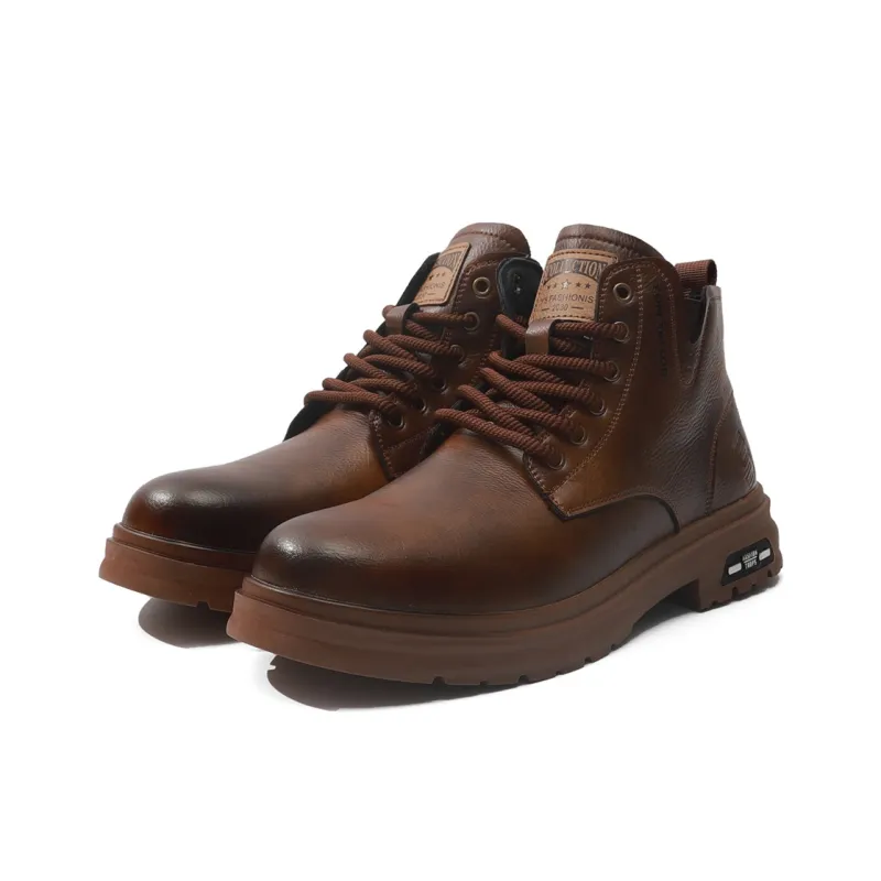 TOM TAILOR Cool Black Urban Techwear Fashion Boots Martin Boot Men's-8