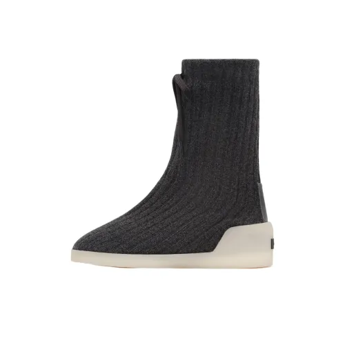 Fear Of God Moc Ankle Boots Unisex Gray Black