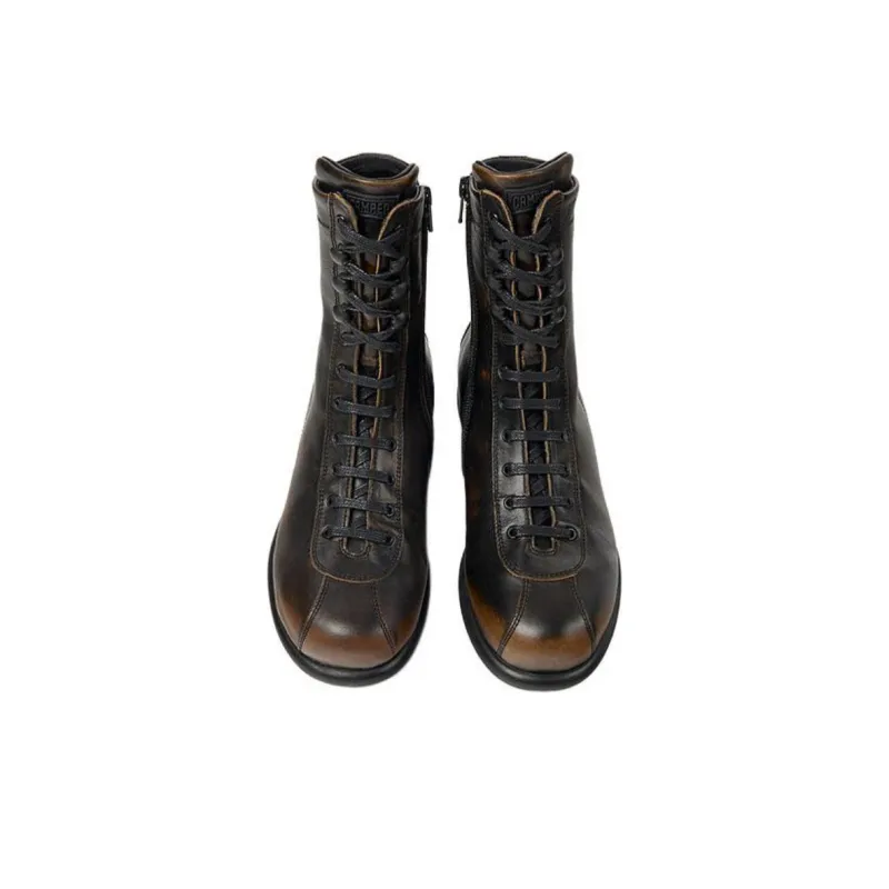 CAMPER Pelotas Ariel Crew Martin Boot Women's Brown-3