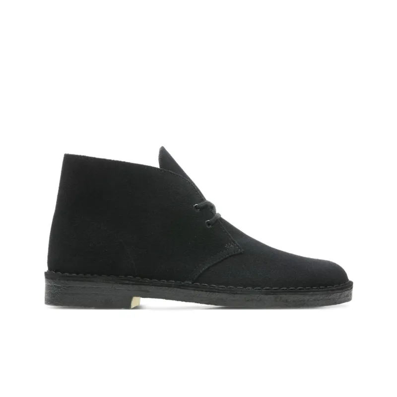 clarks Desert Black Suede-1