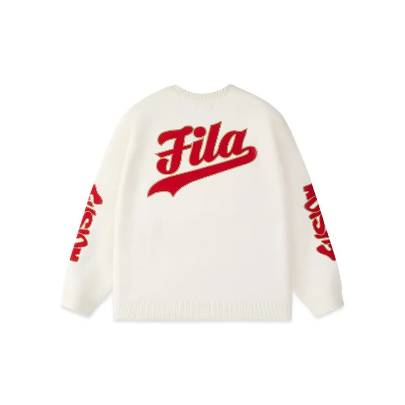 FILA FUSION FUSION LIFE Sweater Unisex Cloud White-1