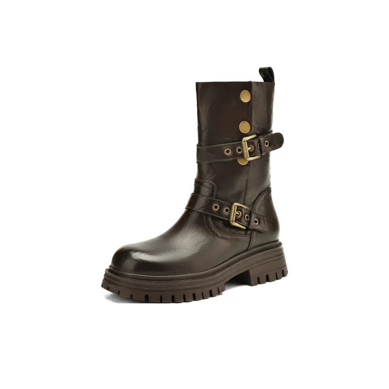 SAFIYA Ankle Boots Women's Black/Brown-6