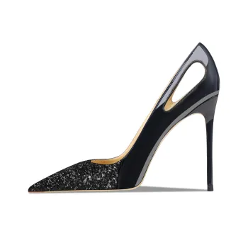 Suyymakk Slim Heel High Heels Women's Black
