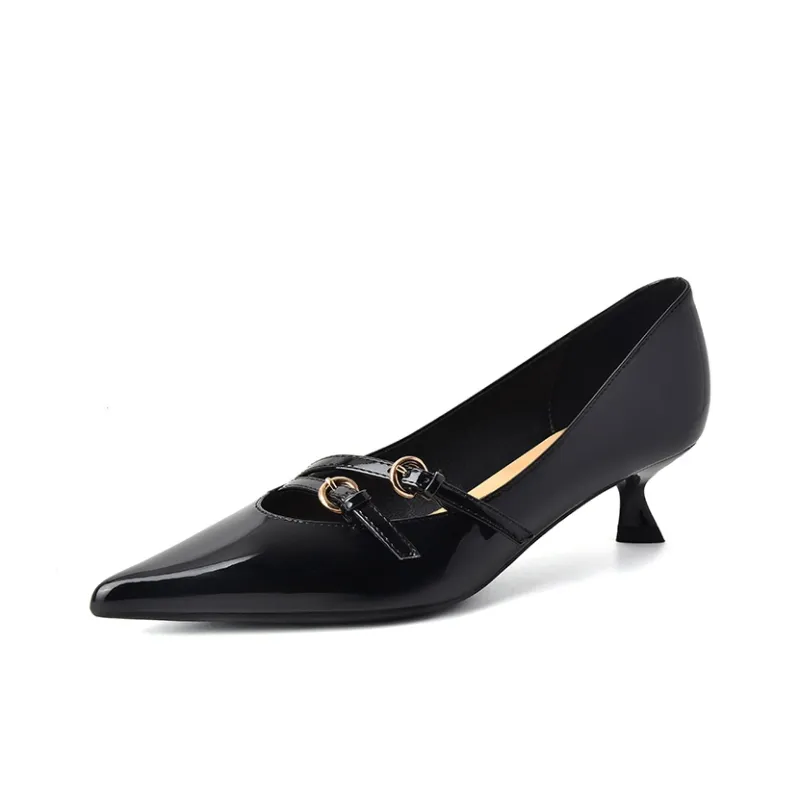 Beijiani Slim Heel High Heels 3cm Women's-1