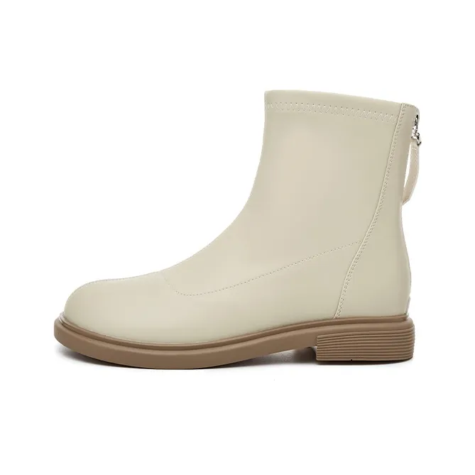 DAPHNE Ankle Boots Women's Black/White-6