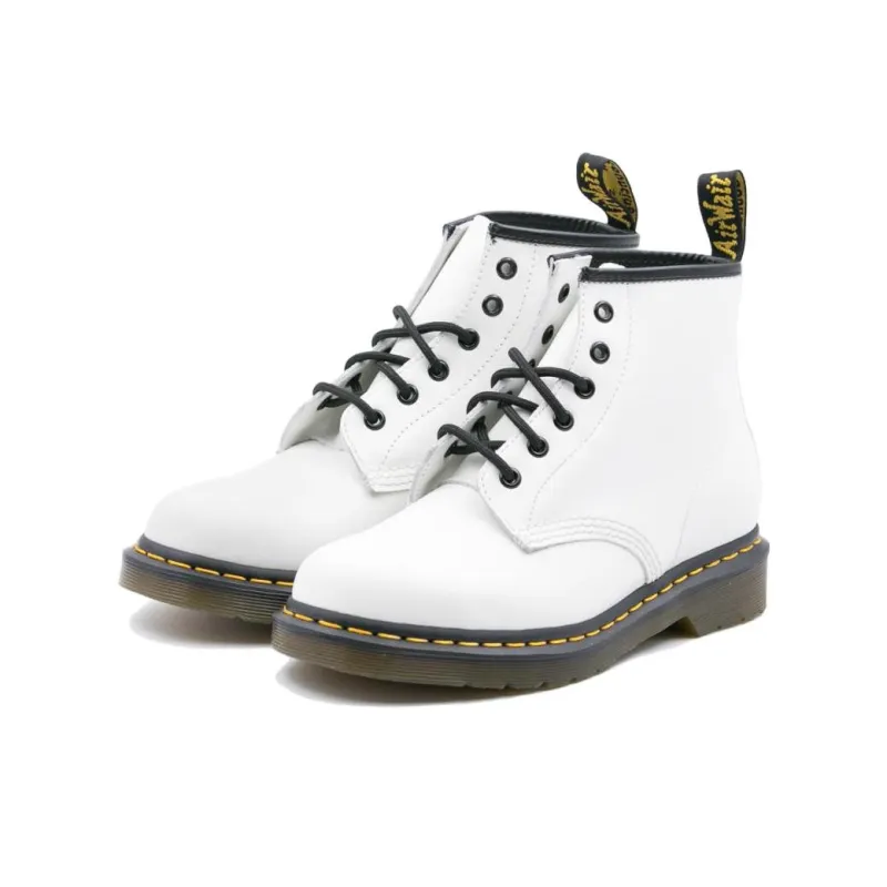 Dr.Martens 101 Martin Boots Couple Style White-1