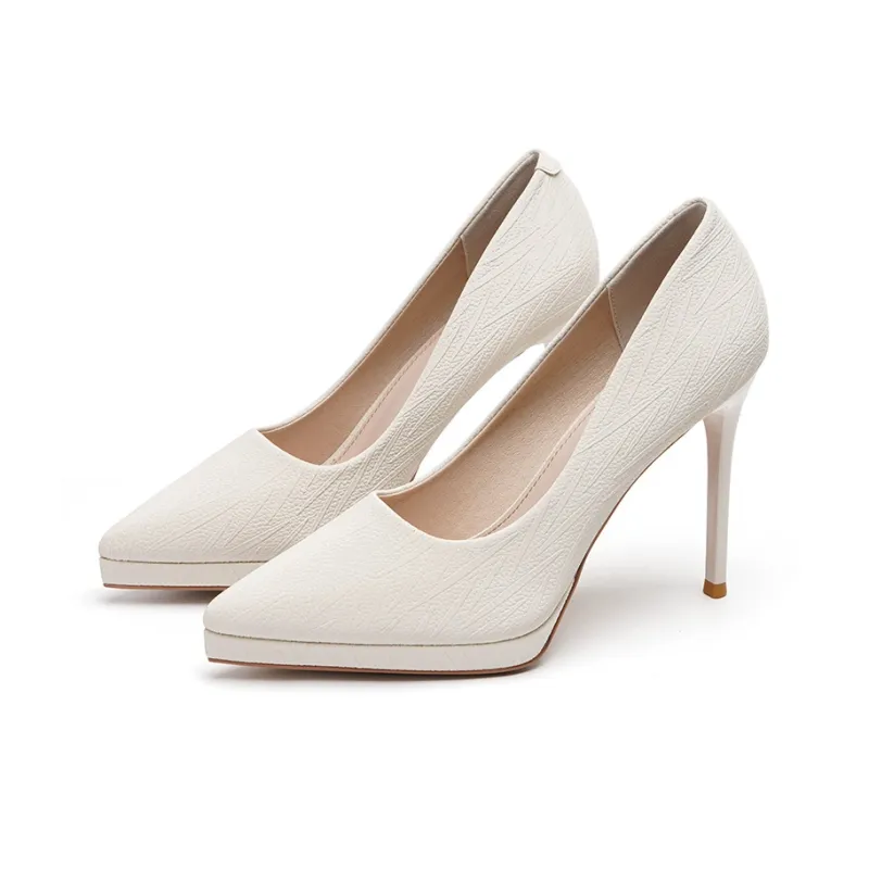 Zubumei Slim Heel High Heels 10.5cm Women's-1