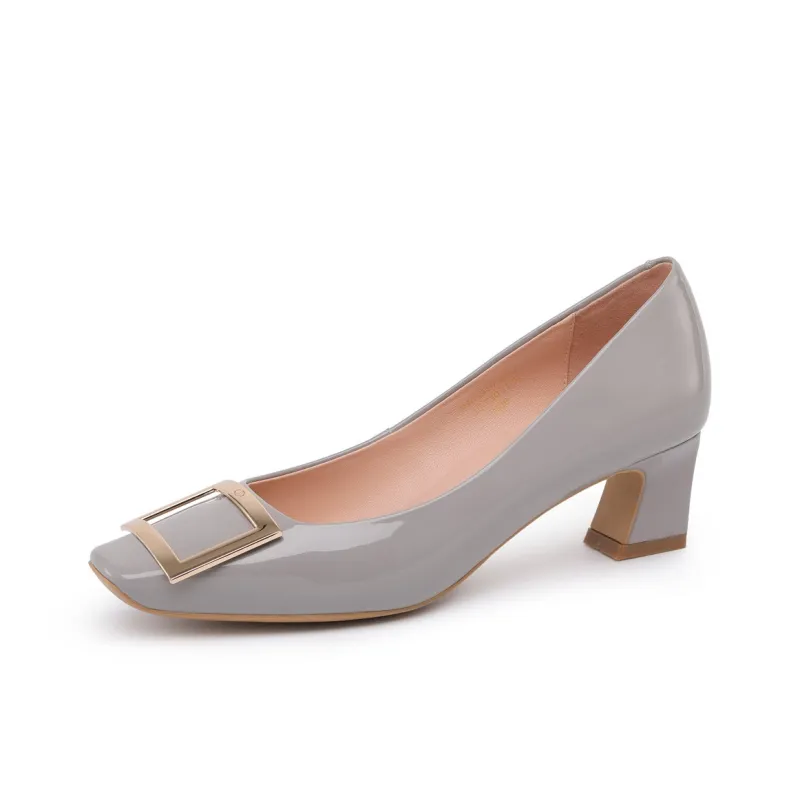 Chrisdien Deny Chunky Heel High Heels 4.5cm Women's-13
