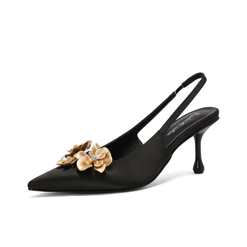 Echo&yolo Chunky Heel High Heels 7cm Women's-7