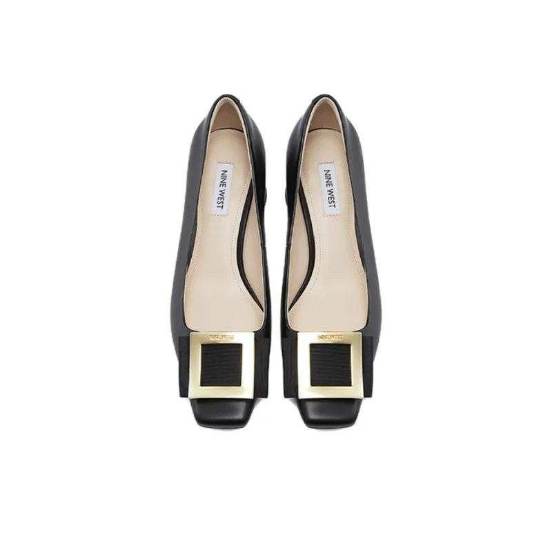 NINE WEST Chunky Heel High Heels 4.5cm Women's-3