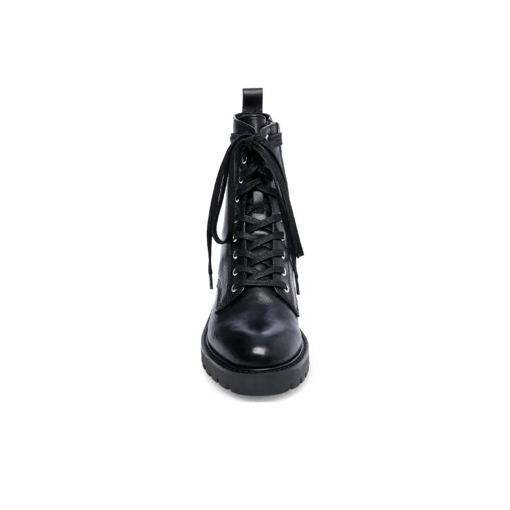STEVE MADDEN Short Martin Boot Women's Black-2