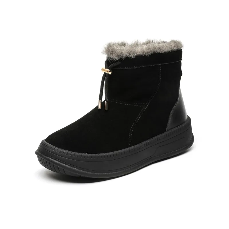 GNVA Snow Boots Unisex Chestnut/Black/Khaki-4