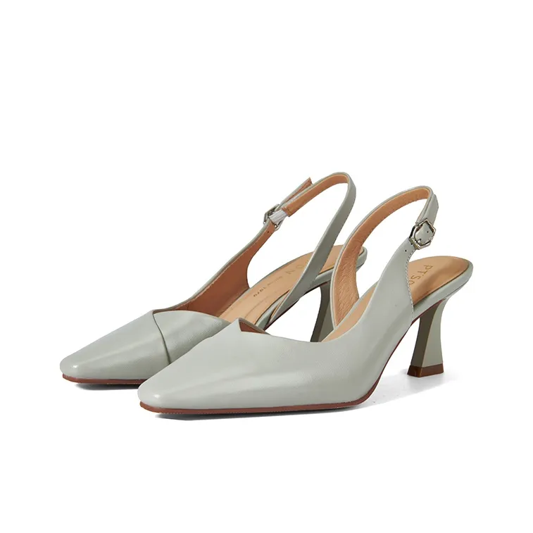 PT'SON Chunky Heel High Heels 6.8cm Women's-13