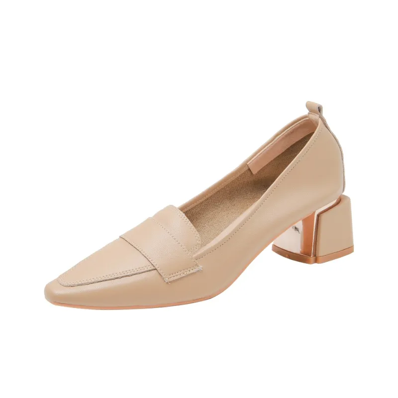 YAFEI XUANYU Chunky Heel High Heels 5cm Women's-4
