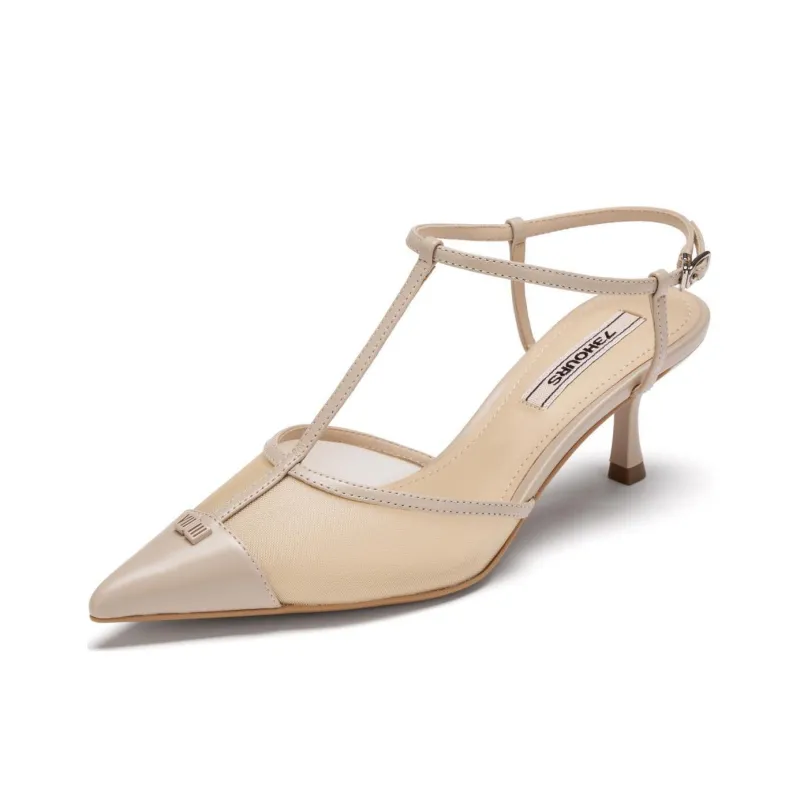 73Hours Skirt Hem Style High Heels Women's-6