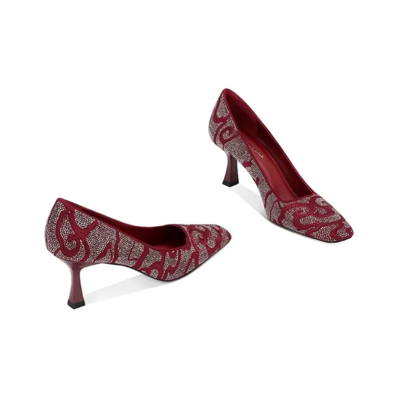 JESSICA SOPHIA Slim Heel High Heels 6.5cm Women's-3