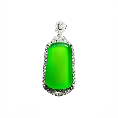 GUDS GAVE Chalcedony Jade Necklaces Unisex