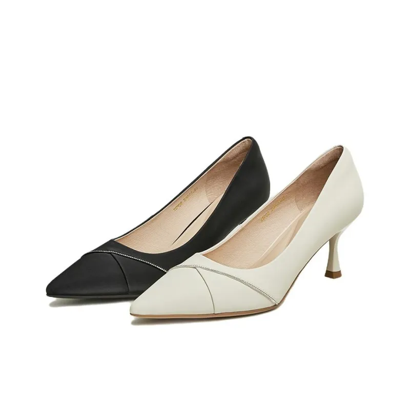 TATA High Heels Women's Solid Color-10