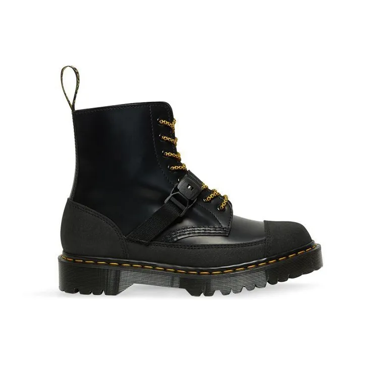 Dr.Martens 1460 Bex Tech Made In England Leather Lace Up Boots 'Black'-1