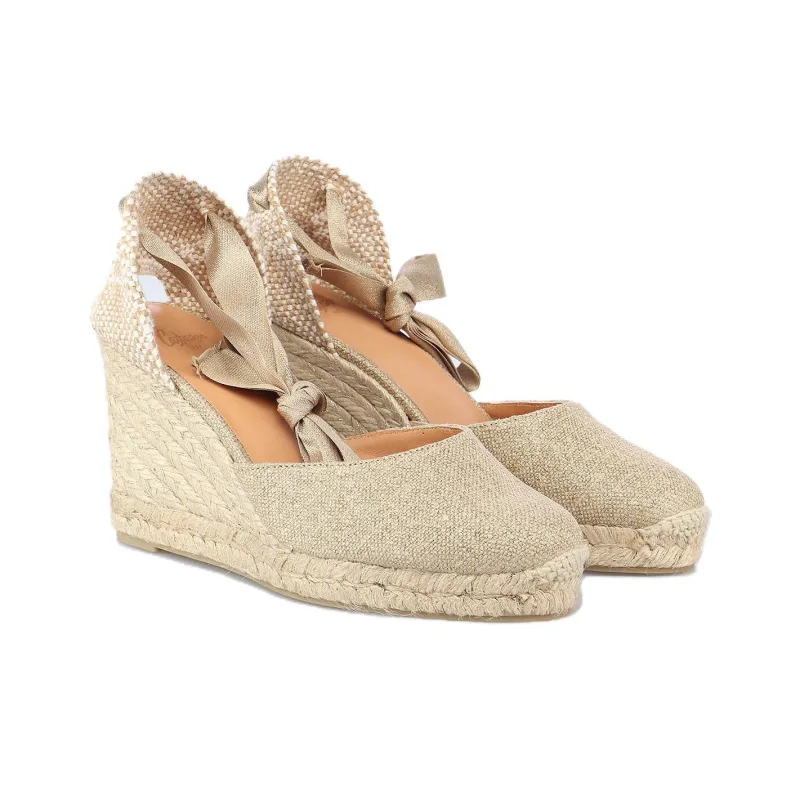 Castañer Carina Ankle Strap Wedge Espadrilles Women's-2