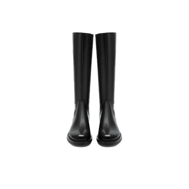 NINE WEST Knee-high Boots 3cm Women's Black-4