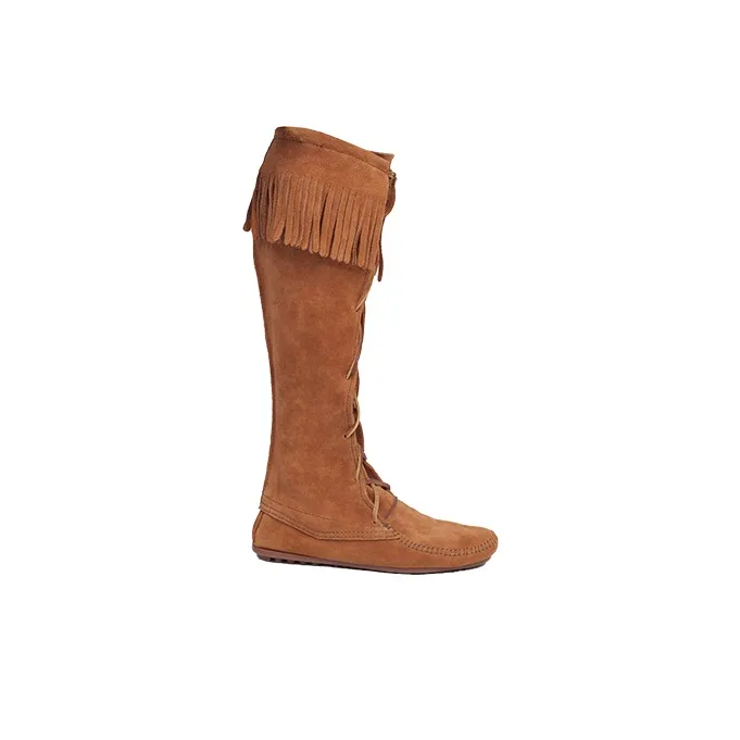 MINNETONKA Knee-high Boots Women's Brown-1