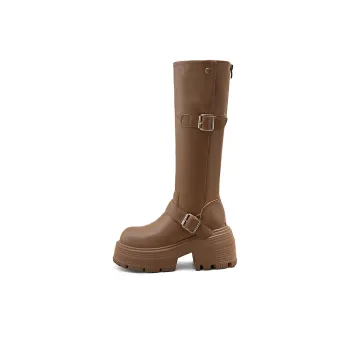 A Poinsettia Princess Knee high Boots Women's