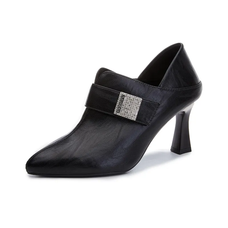 POOQ Slim Heel High Heels 8CM Women's-1