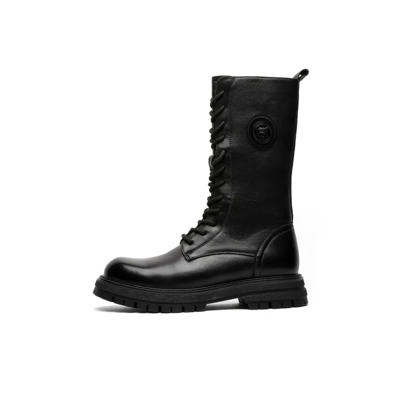 Chi Wolf Ankle Boots Men's Black-0