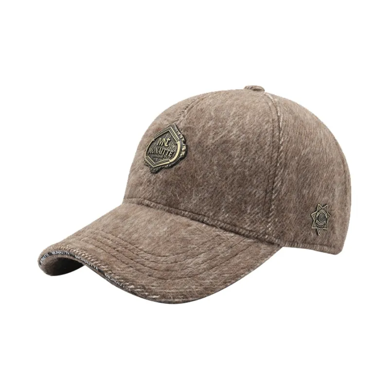 MONAITTE || Wool, Polyester Baseball Caps Unisex-1