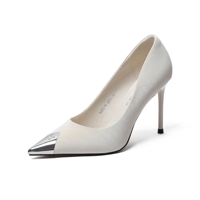 FESOUNE Slim Heel High Heels 8cm Women's-3