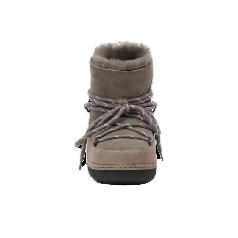 K.D.KENAZ Crew Snow Boots Women's Dark Gray-2