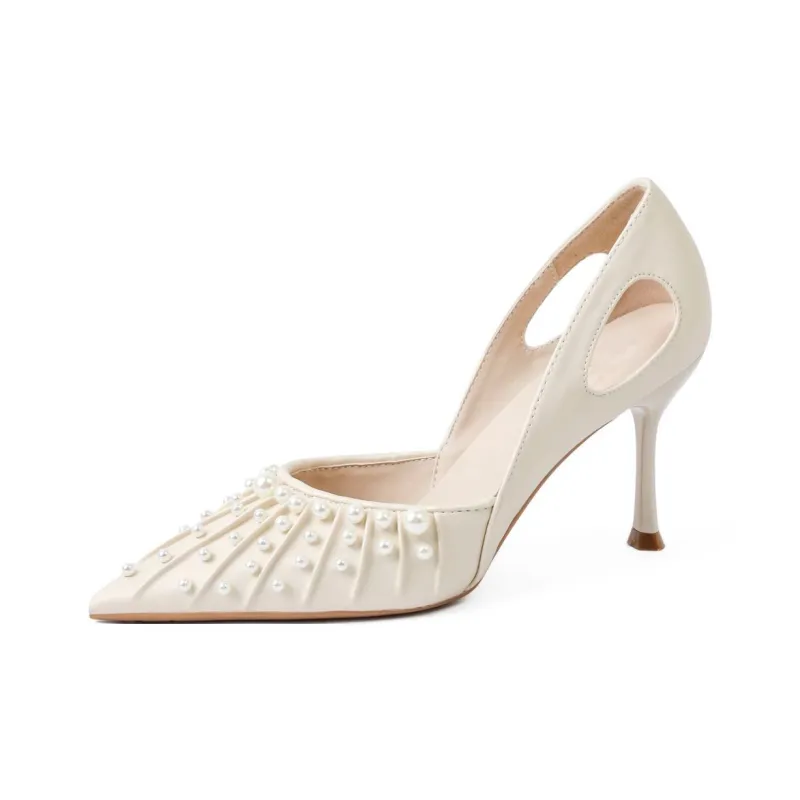 YAFEI XUANYU Slim Heel High Heels 8cm Women's-10